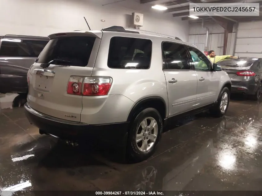 1GKKVPED2CJ245657 2012 GMC Acadia Sle