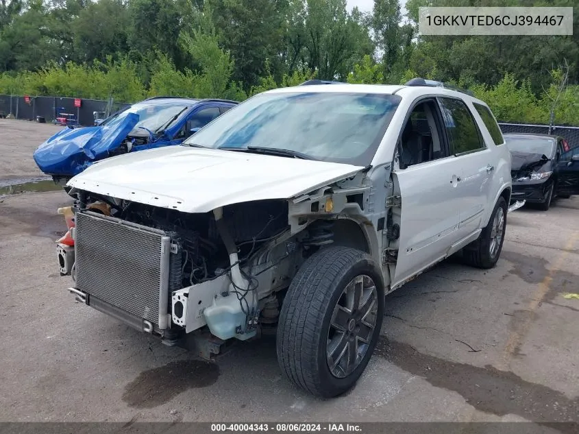 1GKKVTED6CJ394467 2012 GMC Acadia Denali