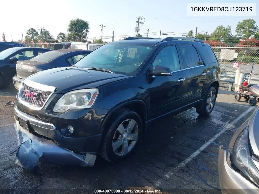 2012 GMC Acadia Slt-1 VIN: 1GKKVRED8CJ123719 Lot: 40075908