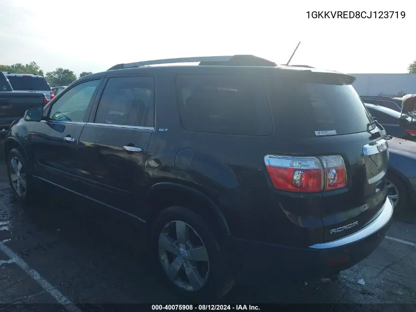 2012 GMC Acadia Slt-1 VIN: 1GKKVRED8CJ123719 Lot: 40075908