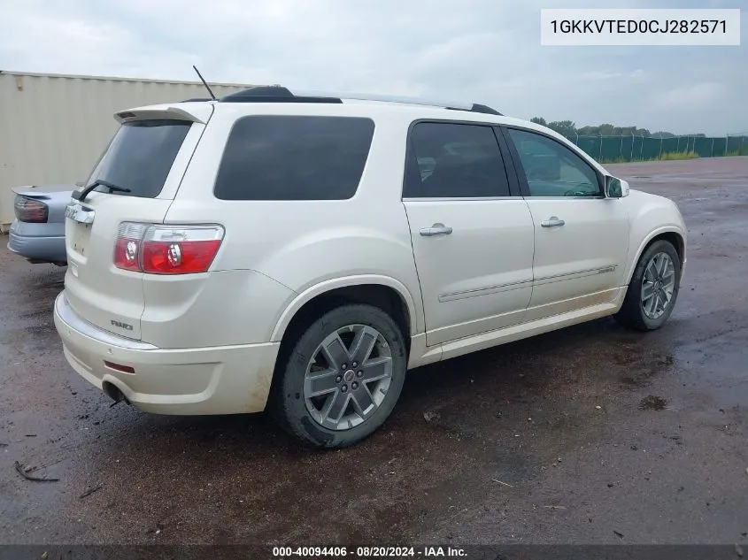 1GKKVTED0CJ282571 2012 GMC Acadia Denali