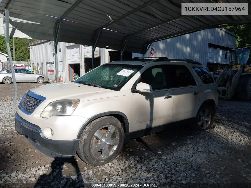 2012 GMC Acadia Slt-1 VIN: 1GKKVRED4CJ157964 Lot: 40133859