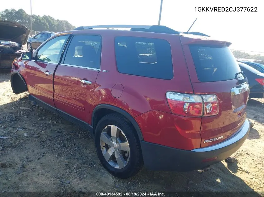 1GKKVRED2CJ377622 2012 GMC Acadia Slt-1