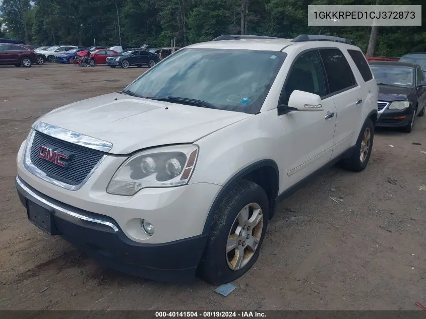 2012 GMC Acadia Sle VIN: 1GKKRPED1CJ372873 Lot: 40141504