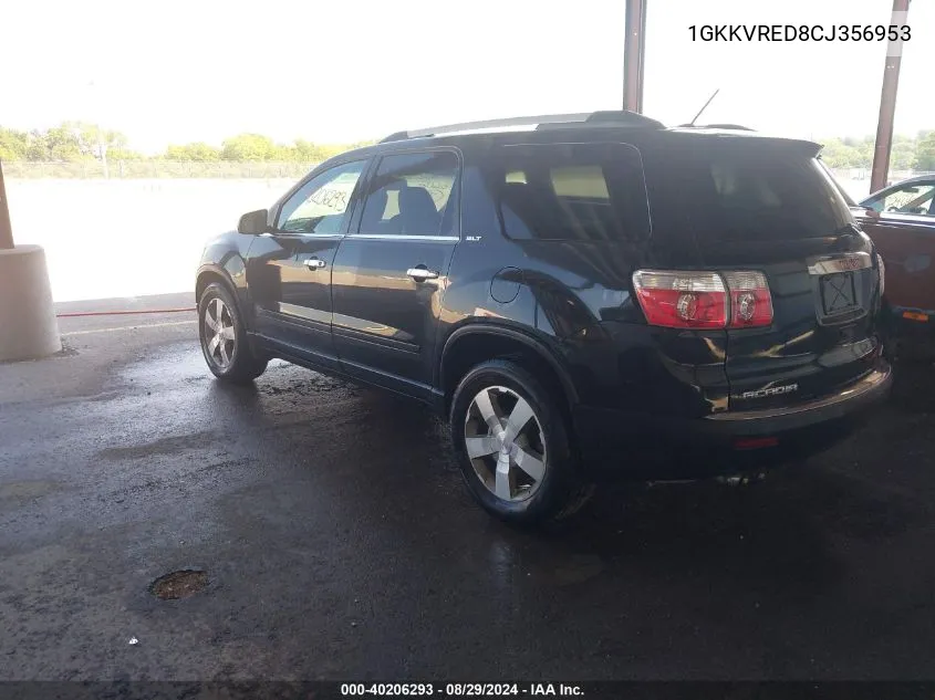 1GKKVRED8CJ356953 2012 GMC Acadia Slt-1