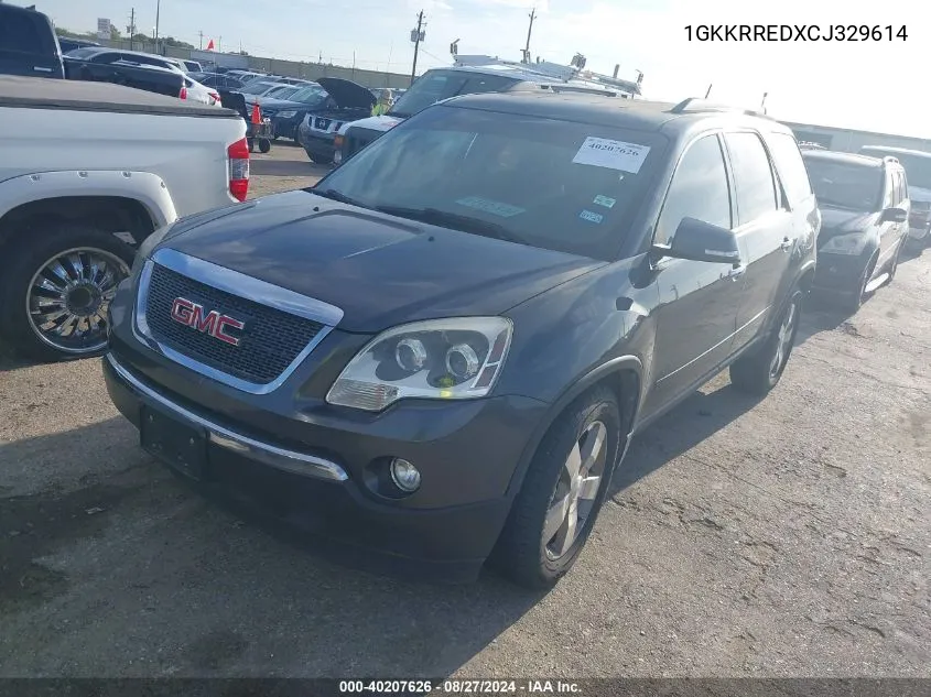 1GKKRREDXCJ329614 2012 GMC Acadia Slt-1