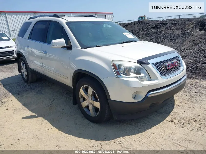 2012 GMC Acadia Slt-1 VIN: 1GKKRREDXCJ282116 Lot: 40208982