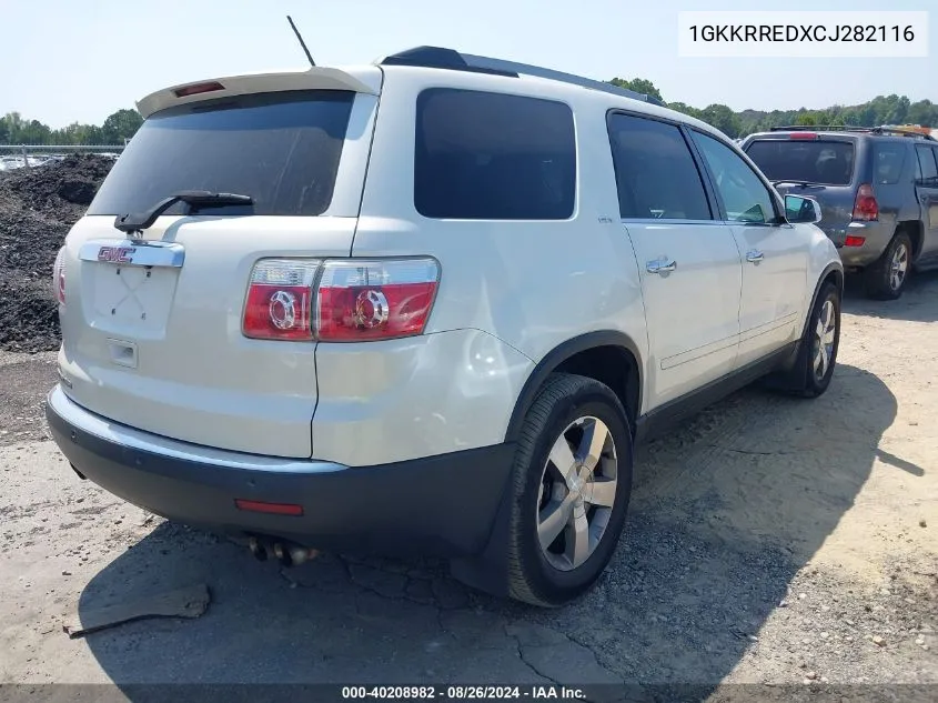 2012 GMC Acadia Slt-1 VIN: 1GKKRREDXCJ282116 Lot: 40208982