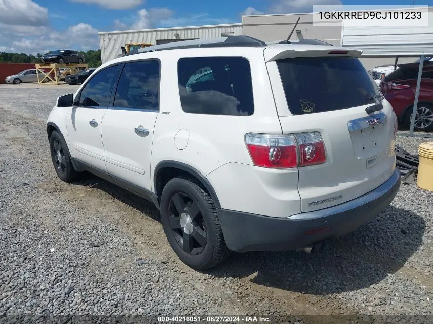 2012 GMC Acadia Slt-1 VIN: 1GKKRRED9CJ101233 Lot: 40216051