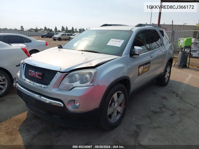 2012 GMC Acadia Slt-1 VIN: 1GKKVRED8CJ366172 Lot: 40236987