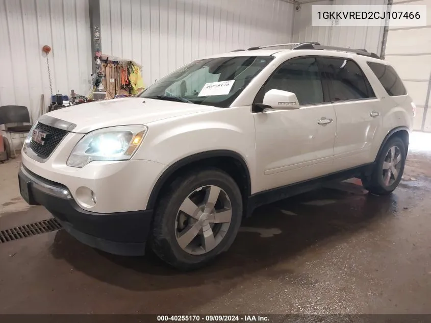 2012 GMC Acadia Slt-1 VIN: 1GKKVRED2CJ107466 Lot: 40255170