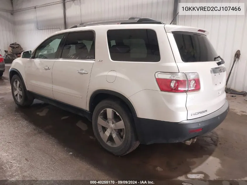 2012 GMC Acadia Slt-1 VIN: 1GKKVRED2CJ107466 Lot: 40255170