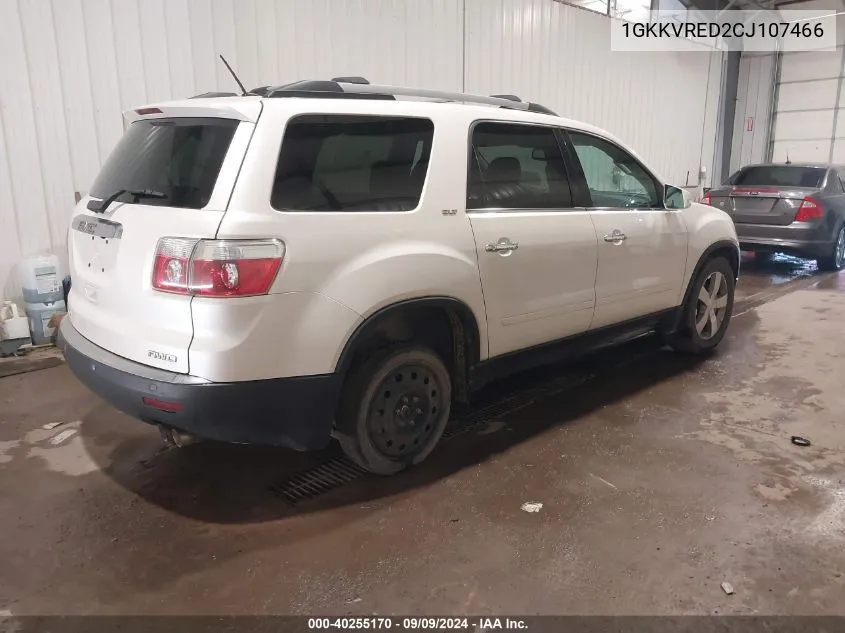 2012 GMC Acadia Slt-1 VIN: 1GKKVRED2CJ107466 Lot: 40255170