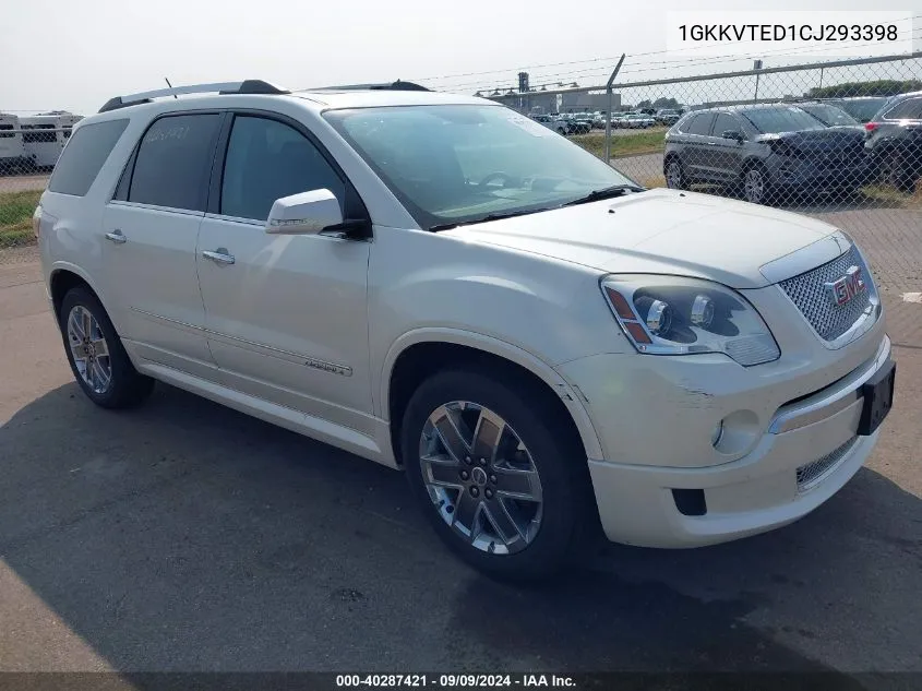 1GKKVTED1CJ293398 2012 GMC Acadia Denali