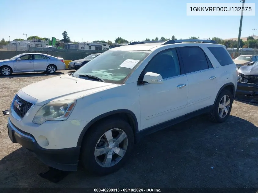 2012 GMC Acadia Slt-1 VIN: 1GKKVRED0CJ132575 Lot: 40299313