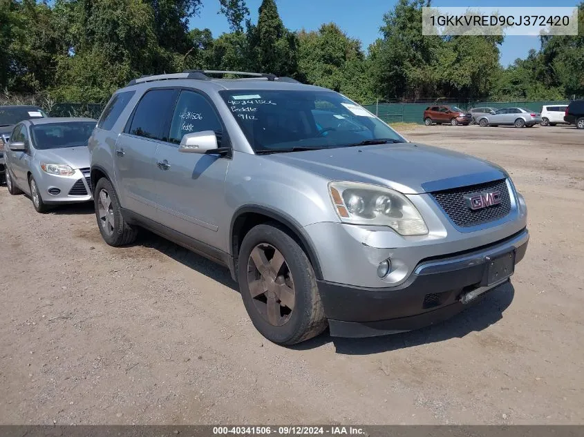 2012 GMC Acadia Slt-1 VIN: 1GKKVRED9CJ372420 Lot: 40341506