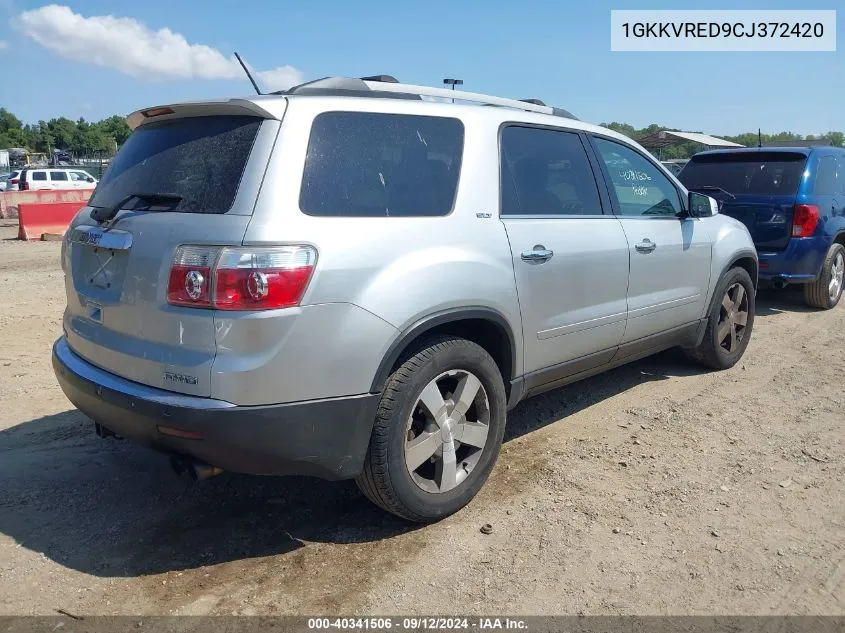 2012 GMC Acadia Slt-1 VIN: 1GKKVRED9CJ372420 Lot: 40341506