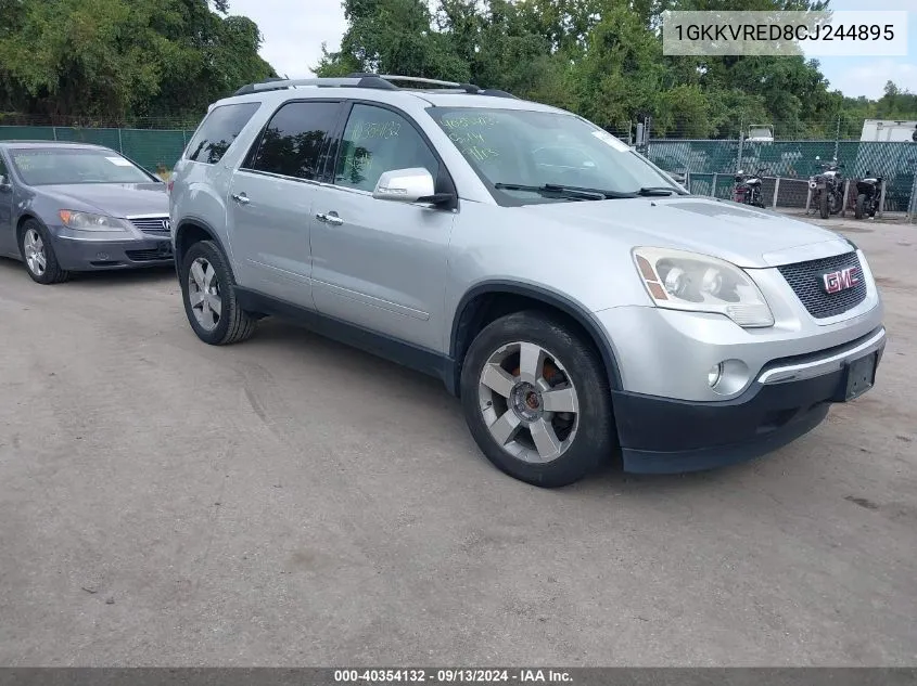 2012 GMC Acadia Slt-1 VIN: 1GKKVRED8CJ244895 Lot: 40354132