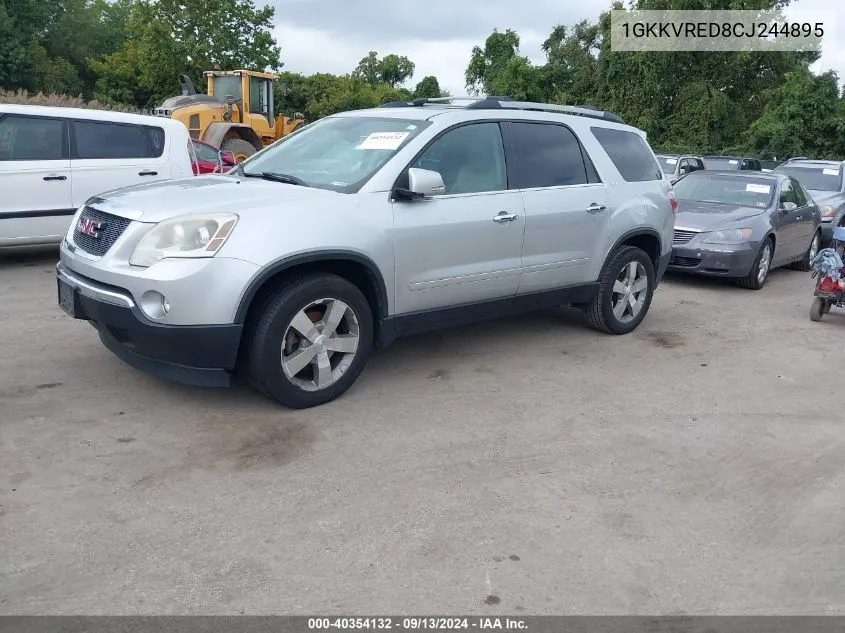 2012 GMC Acadia Slt-1 VIN: 1GKKVRED8CJ244895 Lot: 40354132