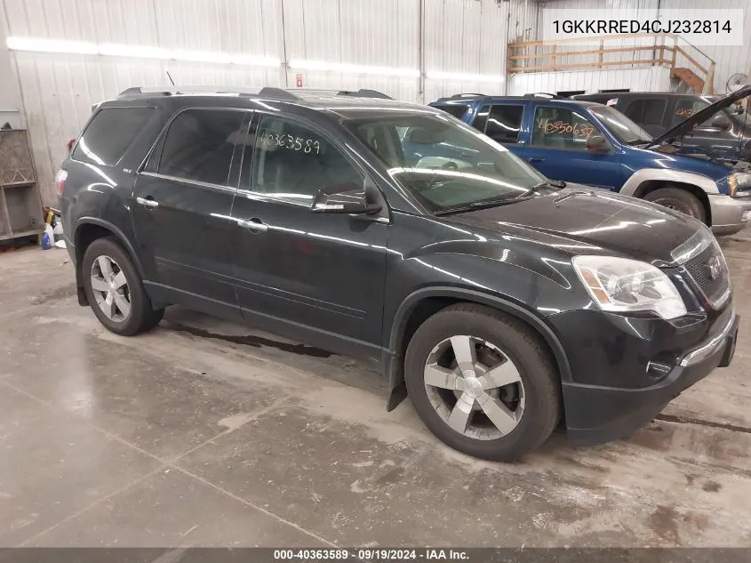 2012 GMC Acadia Slt-1 VIN: 1GKKRRED4CJ232814 Lot: 40363589