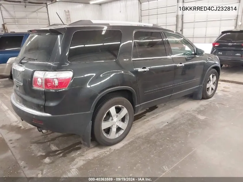 2012 GMC Acadia Slt-1 VIN: 1GKKRRED4CJ232814 Lot: 40363589