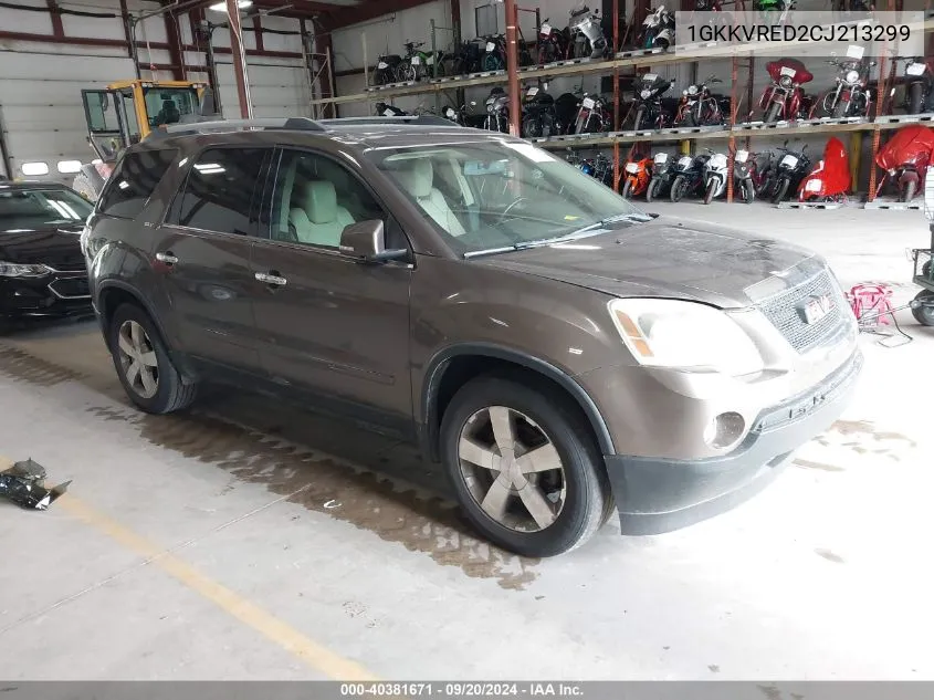 2012 GMC Acadia Slt-1 VIN: 1GKKVRED2CJ213299 Lot: 40381671