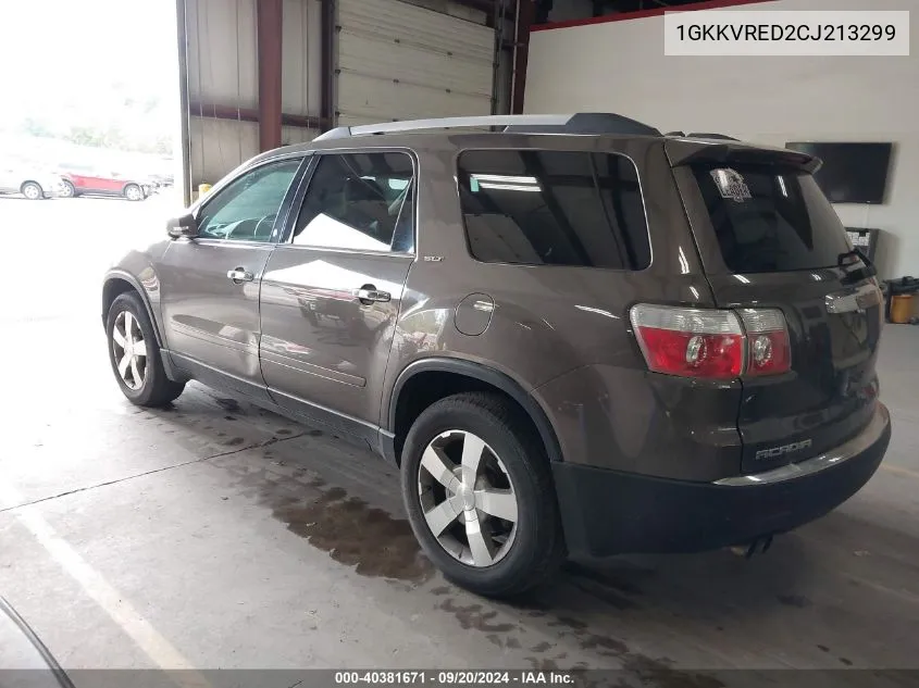 2012 GMC Acadia Slt-1 VIN: 1GKKVRED2CJ213299 Lot: 40381671