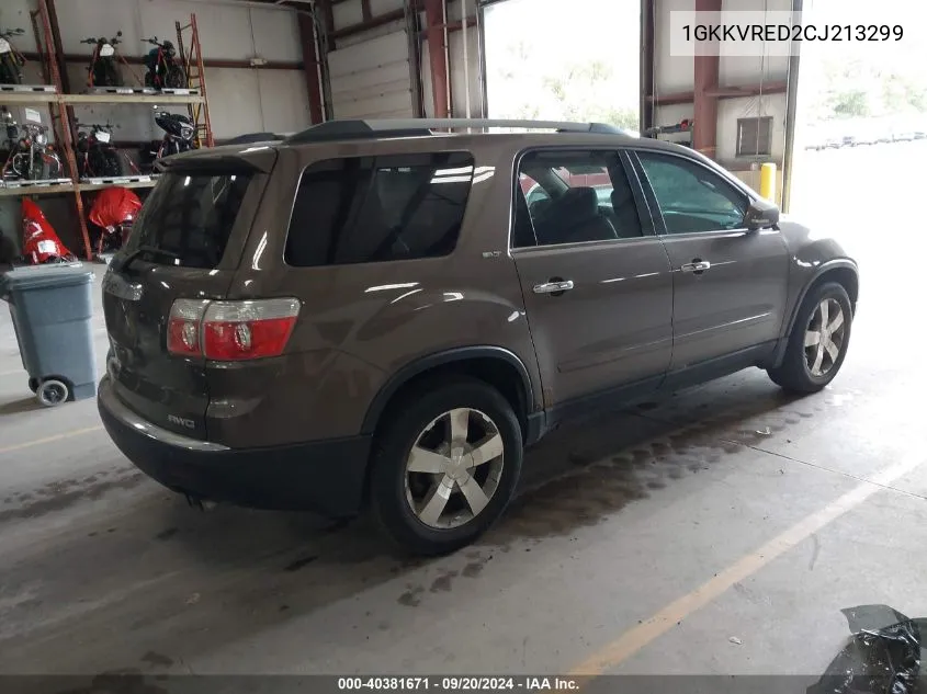 2012 GMC Acadia Slt-1 VIN: 1GKKVRED2CJ213299 Lot: 40381671