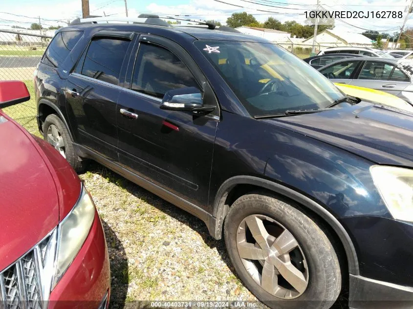 2012 GMC Acadia Slt-1 VIN: 1GKKVRED2CJ162788 Lot: 40403731