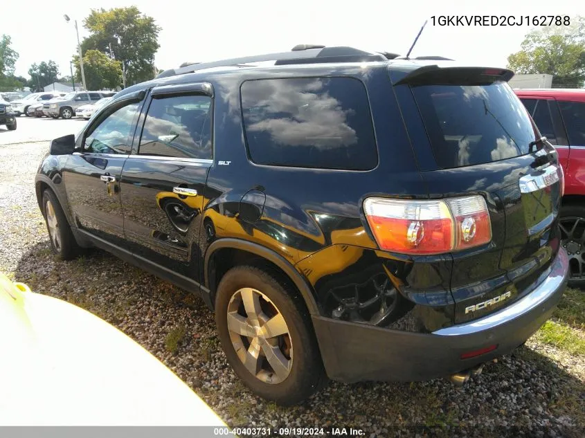 2012 GMC Acadia Slt-1 VIN: 1GKKVRED2CJ162788 Lot: 40403731