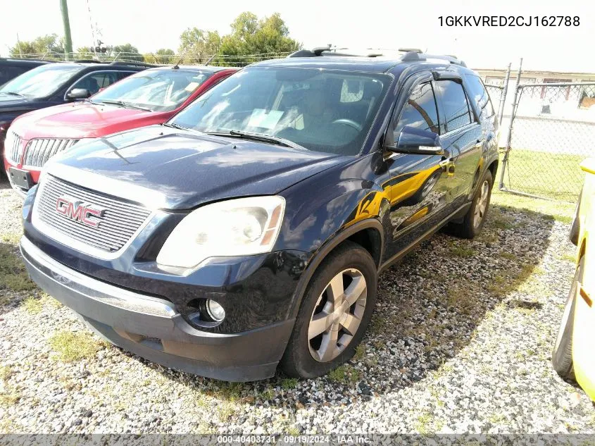 2012 GMC Acadia Slt-1 VIN: 1GKKVRED2CJ162788 Lot: 40403731