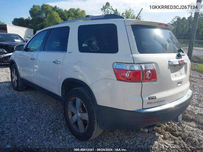 2012 GMC Acadia Slt-1 VIN: 1GKKRRED3CJ267134 Lot: 40413341