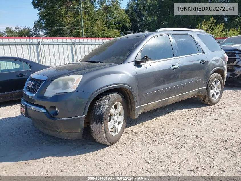 2012 GMC Acadia Slt-1 VIN: 1GKKRREDXCJ272041 Lot: 40445198