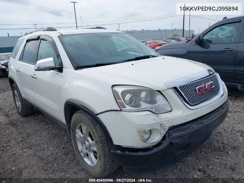 2012 GMC Acadia Sle VIN: 1GKKVPED9CJ395894 Lot: 40450866