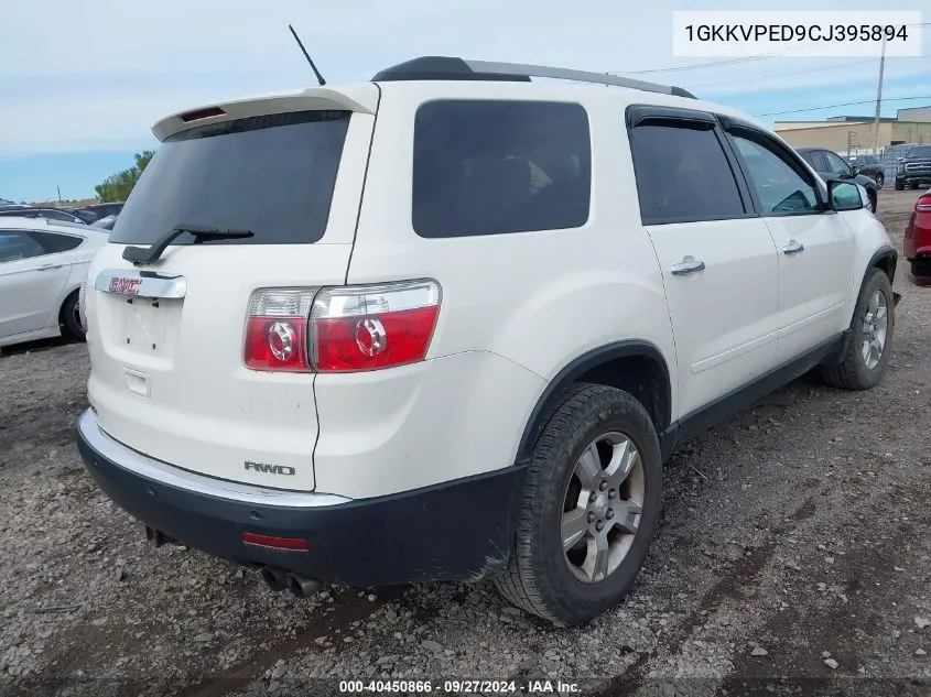 2012 GMC Acadia Sle VIN: 1GKKVPED9CJ395894 Lot: 40450866