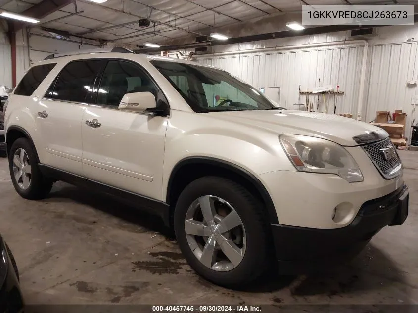 2012 GMC Acadia Slt-1 VIN: 1GKKVRED8CJ263673 Lot: 40457745