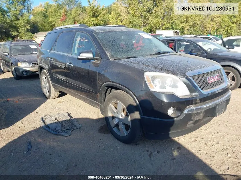 2012 GMC Acadia Slt-1 VIN: 1GKKVRED1CJ280931 Lot: 40468201