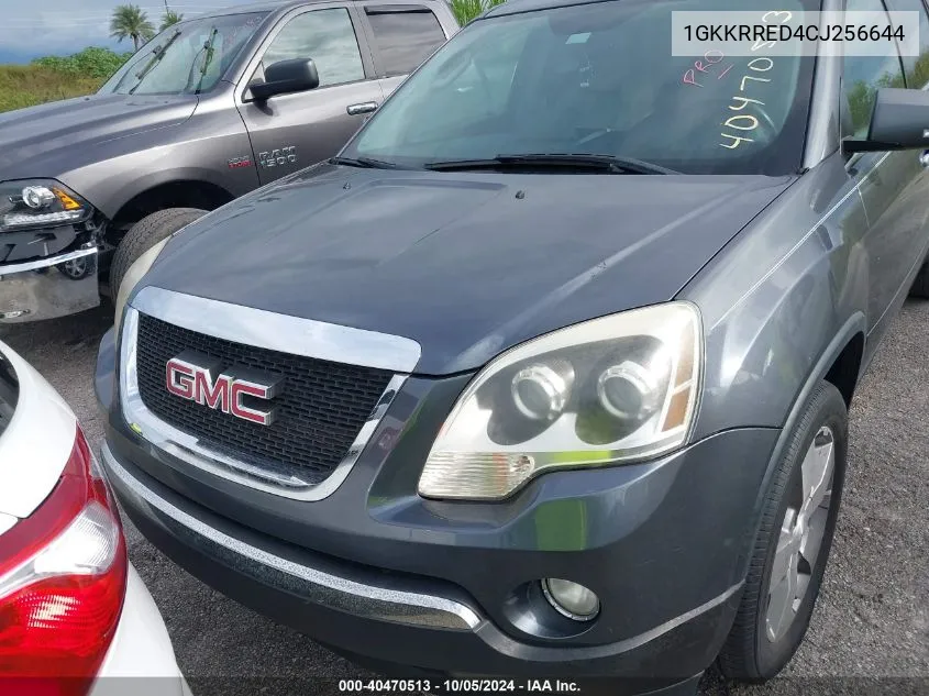 2012 GMC Acadia Slt-1 VIN: 1GKKRRED4CJ256644 Lot: 40470513