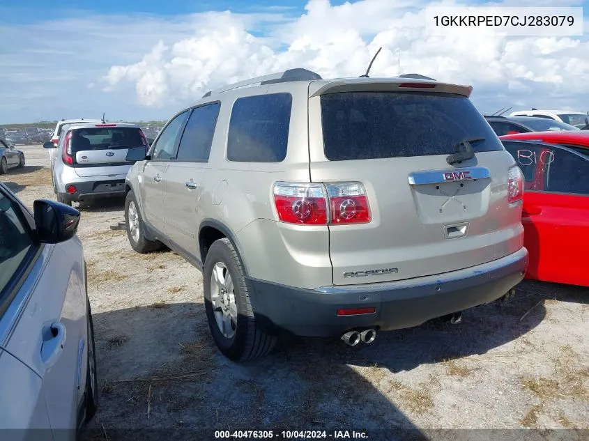 2012 GMC Acadia Sle VIN: 1GKKRPED7CJ283079 Lot: 40476305