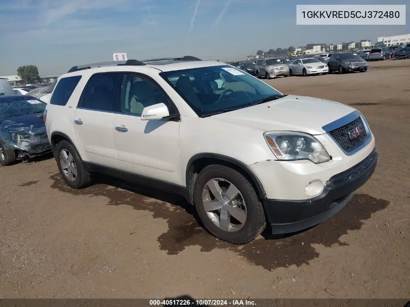 2012 GMC Acadia Slt-1 VIN: 1GKKVRED5CJ372480 Lot: 40517226