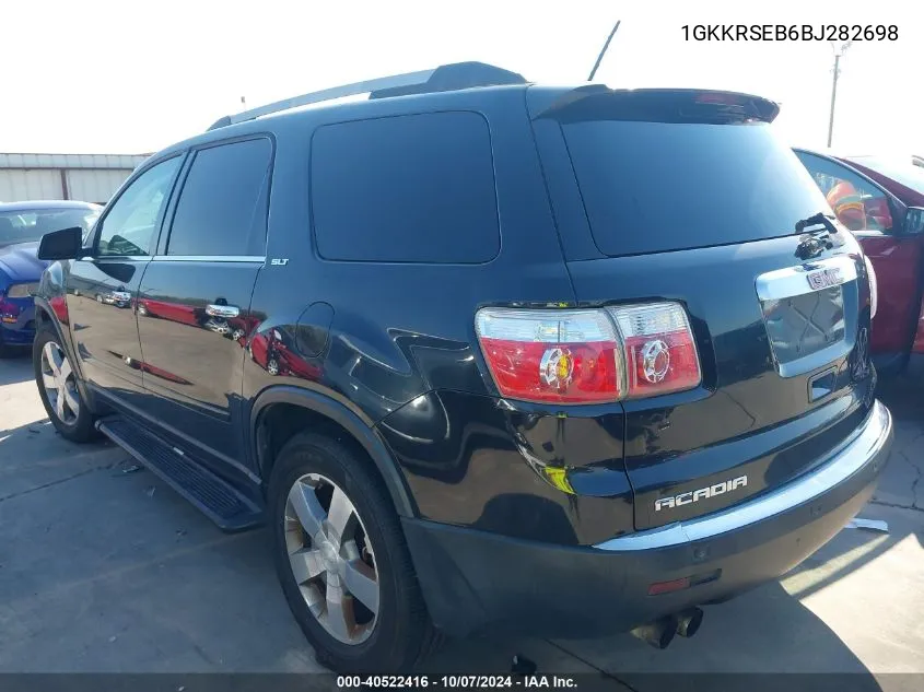 2012 GMC Acadia VIN: 1GKKRSEB6BJ282698 Lot: 40522416