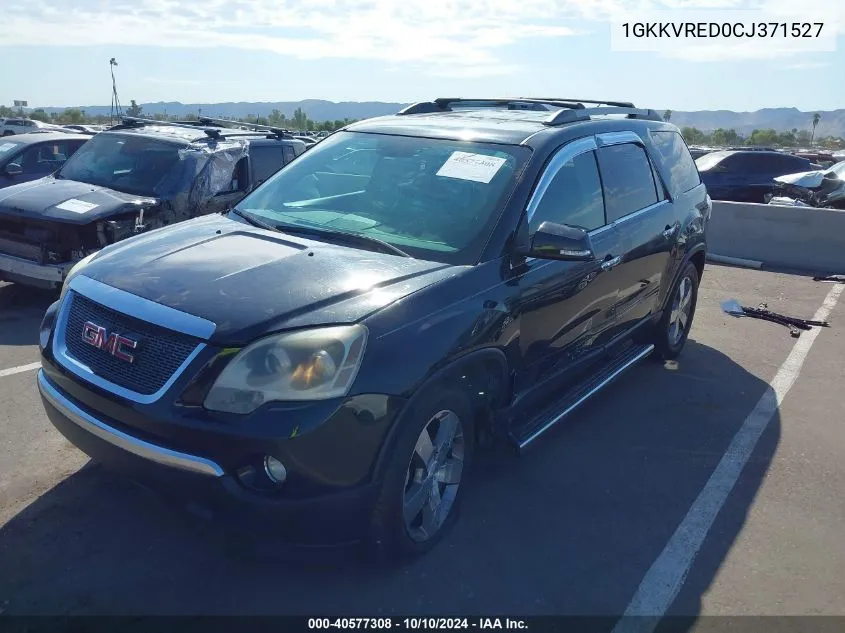 2012 GMC Acadia Slt-1 VIN: 1GKKVRED0CJ371527 Lot: 40577308