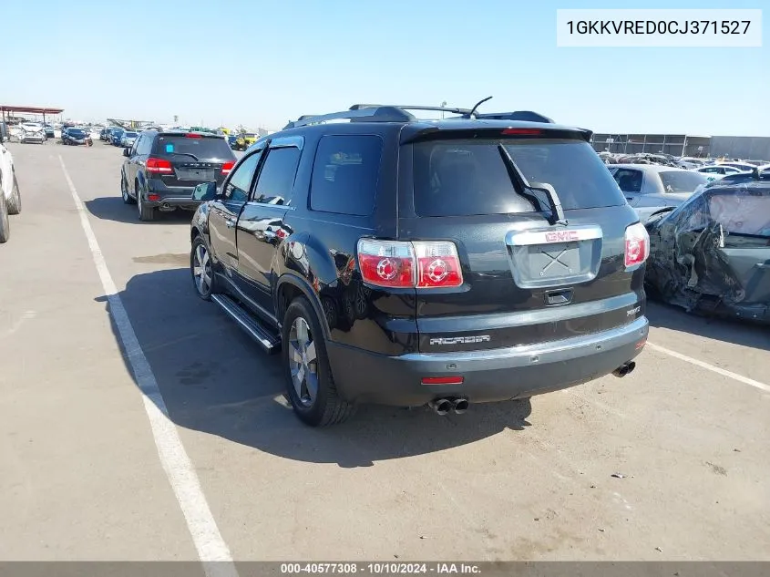 2012 GMC Acadia Slt-1 VIN: 1GKKVRED0CJ371527 Lot: 40577308