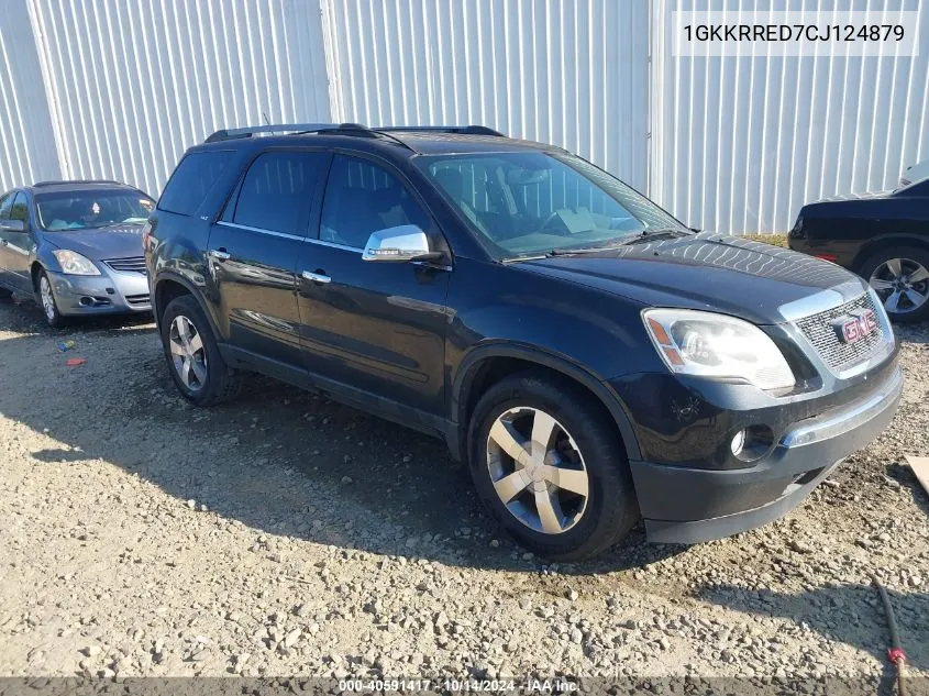 2012 GMC Acadia Slt-1 VIN: 1GKKRRED7CJ124879 Lot: 40591417