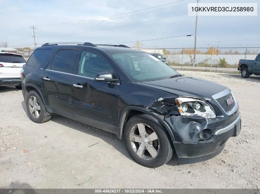 1GKKVRED3CJ258980 2012 GMC Acadia Slt-1