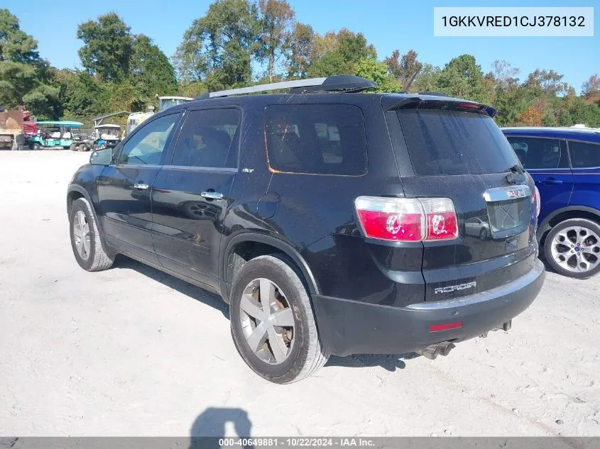 2012 GMC Acadia Slt-1 VIN: 1GKKVRED1CJ378132 Lot: 40649881