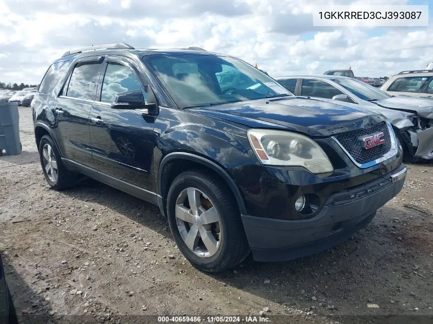 1GKKRRED3CJ393087 2012 GMC Acadia Slt-1