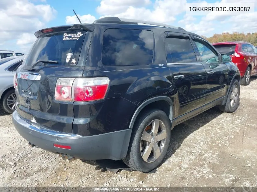 1GKKRRED3CJ393087 2012 GMC Acadia Slt-1