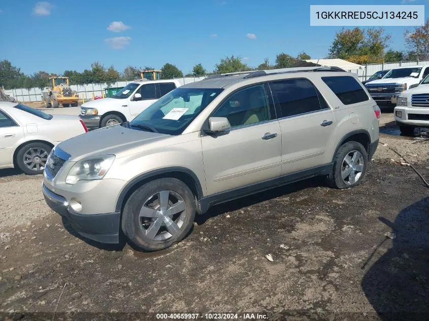 2012 GMC Acadia Slt-1 VIN: 1GKKRRED5CJ134245 Lot: 40659937