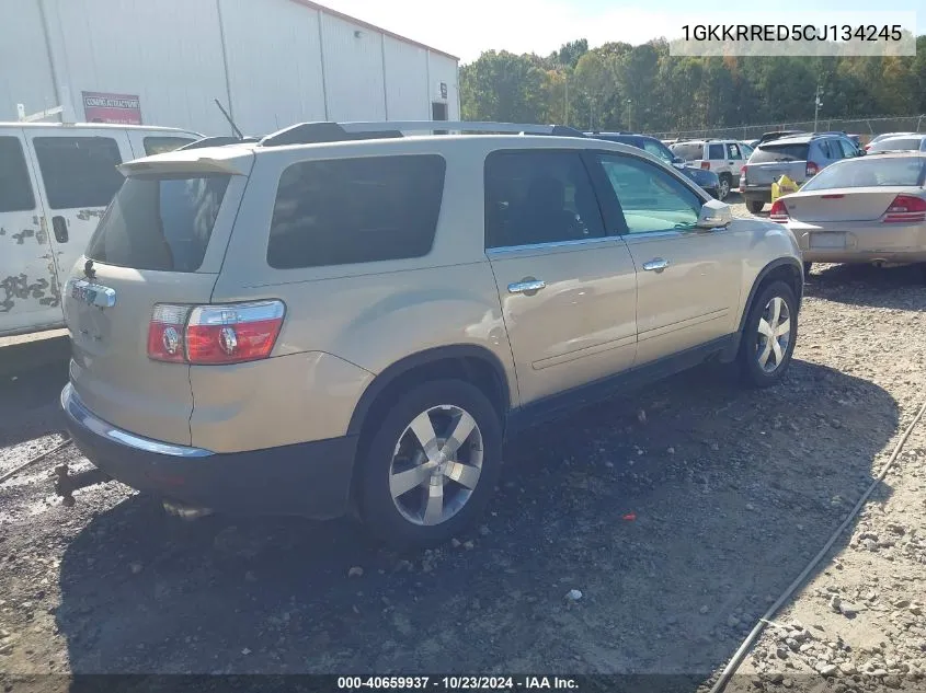 1GKKRRED5CJ134245 2012 GMC Acadia Slt-1